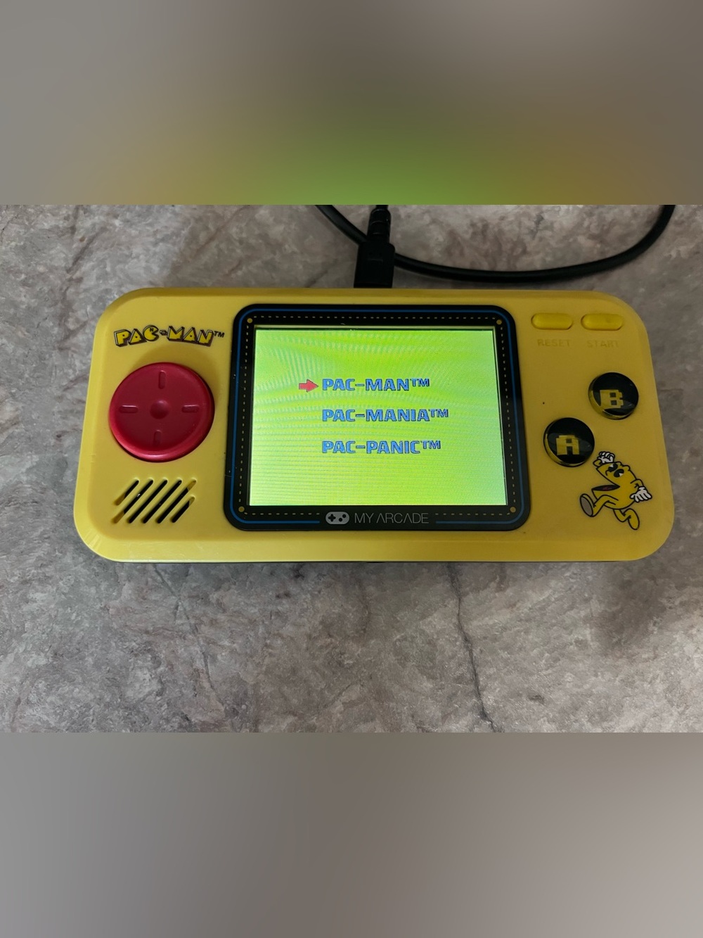 My Arcade Pac-Man Yellow Portable Handheld Game Console